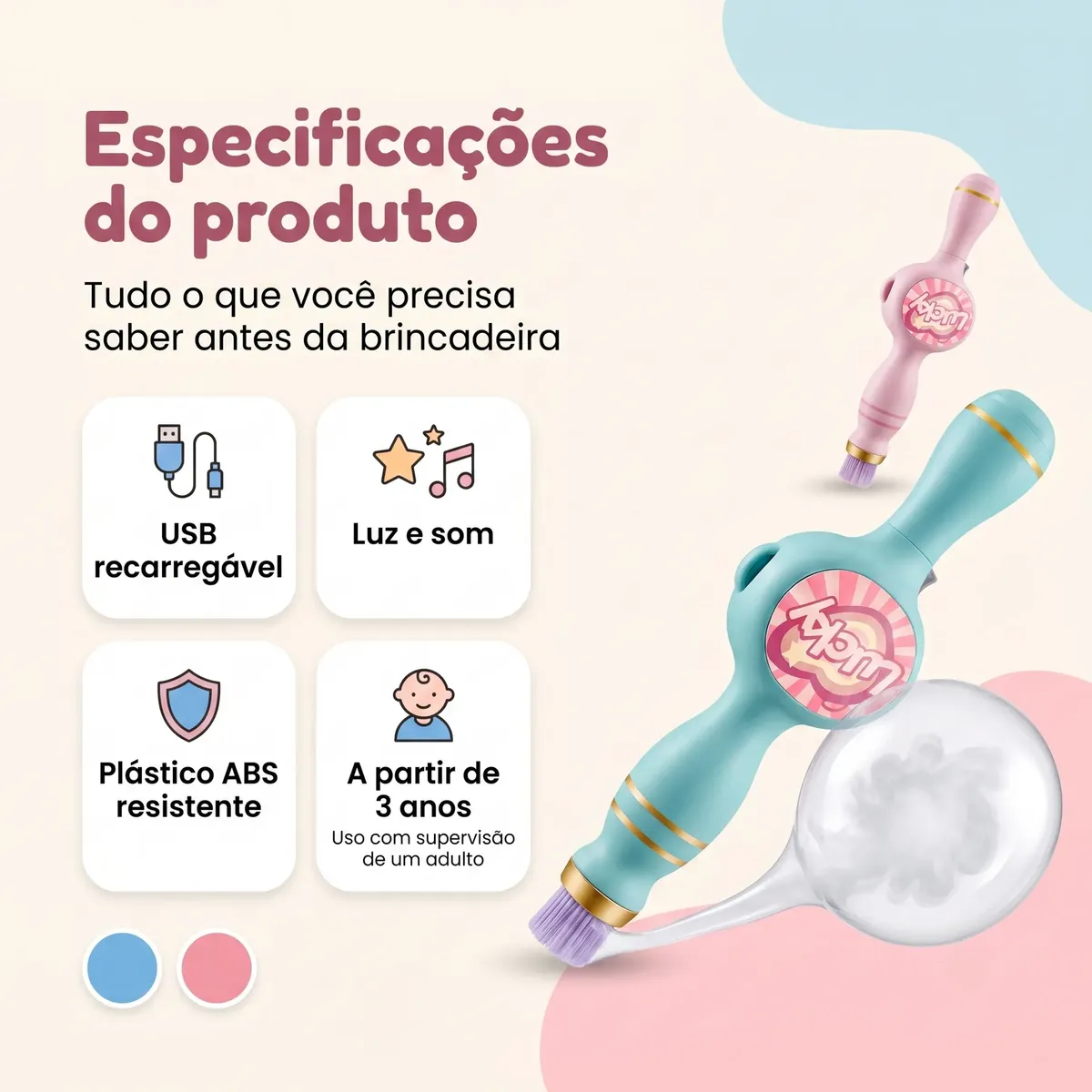 Especificações do produto
